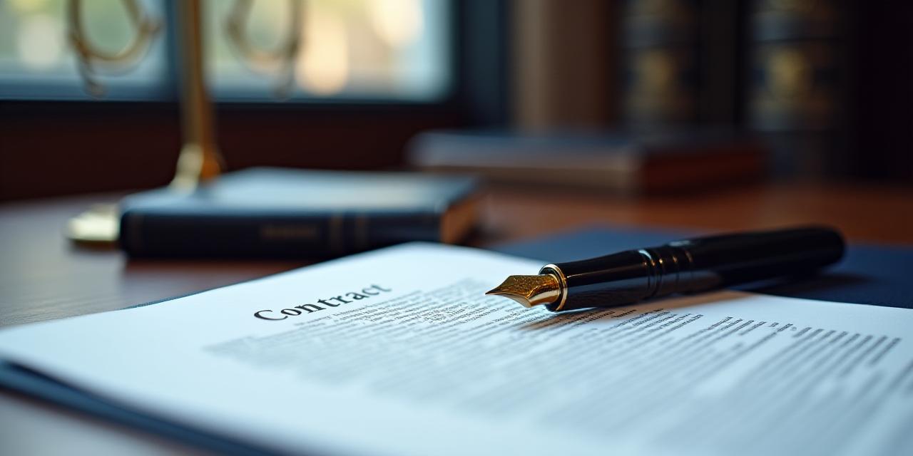 Professional legal documents and a pen on a mahogany desk representing UK business compliance