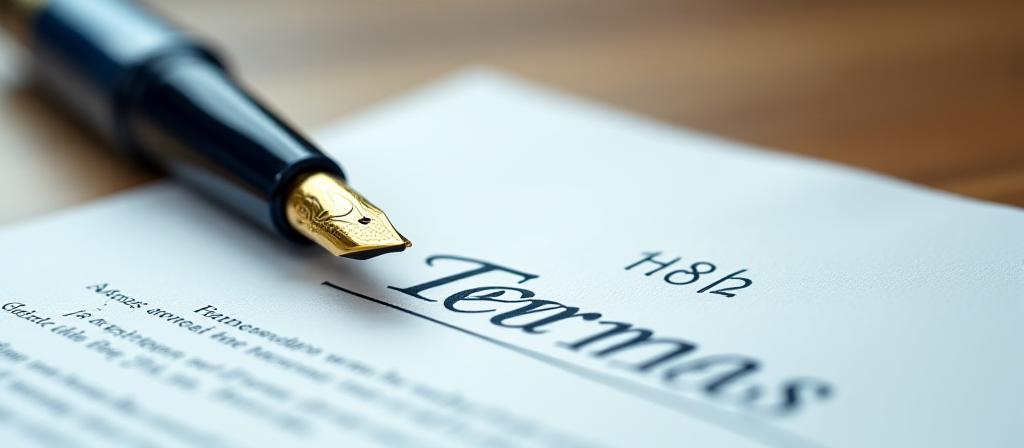 Legal documents and a fountain pen representing professional agreements
